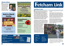 Litho printing for the Fetcham Link magazine