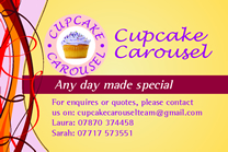 Quality Business cards for Cupcake Carousel